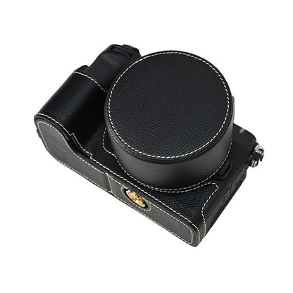 For Nikon Z 50 II Camera Case PU Leather Protective Cover with Lens Cap