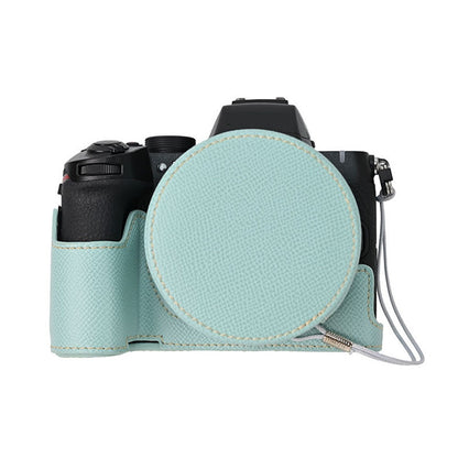 For Nikon Z 50 II Camera Case PU Leather Protective Cover with Lens Cap
