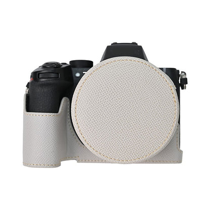 For Nikon Z 50 II Camera Case PU Leather Protective Cover with Lens Cap