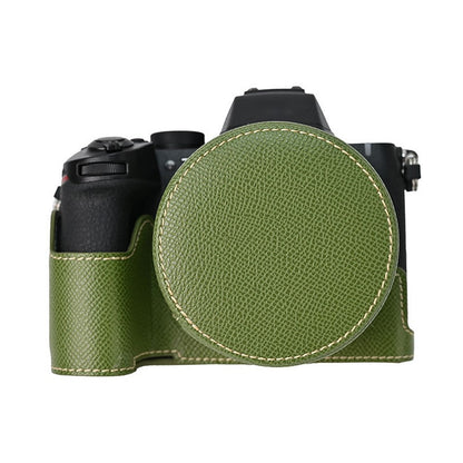 For Nikon Z 50 II Camera Case PU Leather Protective Cover with Lens Cap