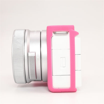 For Sony ZV-E10 II Camera Protective Case Anti Scratch Litchi Texture Silicone Cover