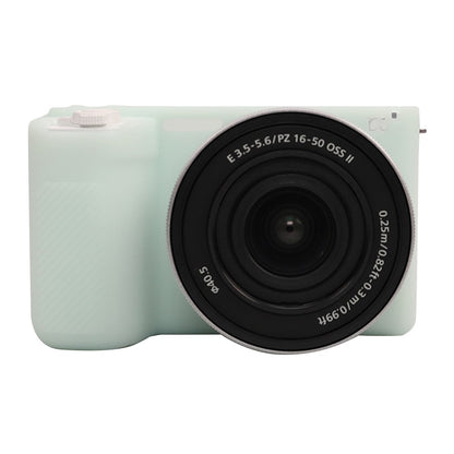 For Sony ZV-E10 II Camera Protective Case Anti Scratch Litchi Texture Silicone Cover
