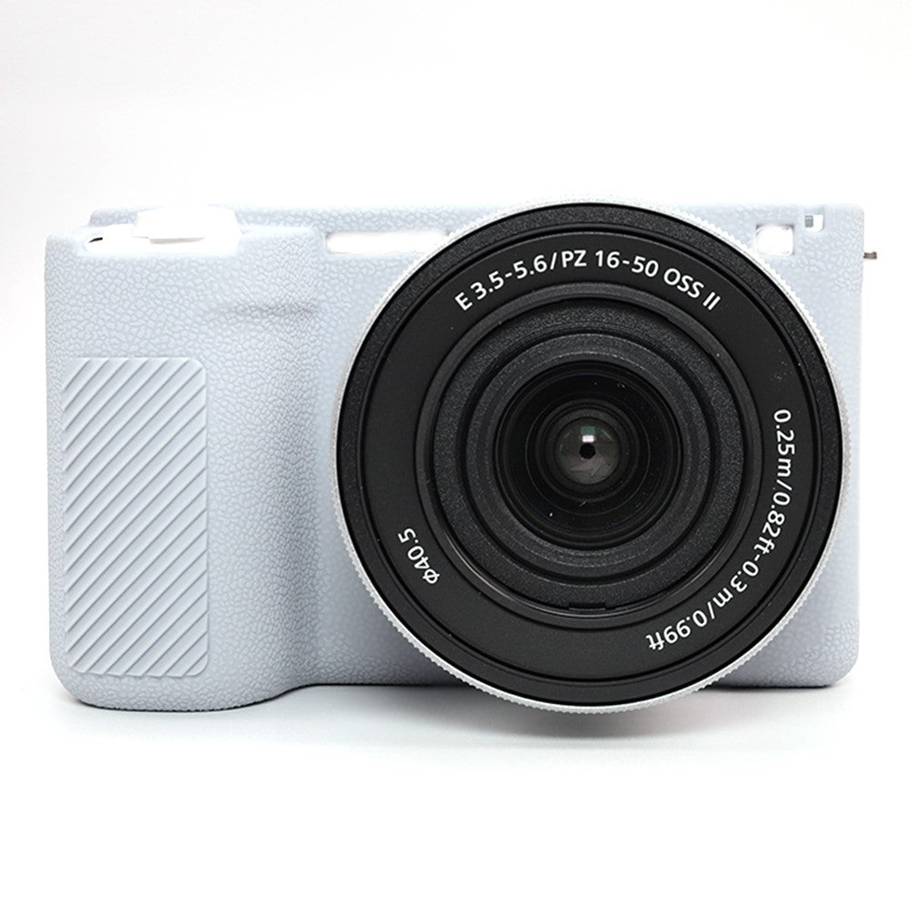 For Sony ZV-E10 II Camera Protective Case Anti Scratch Litchi Texture Silicone Cover