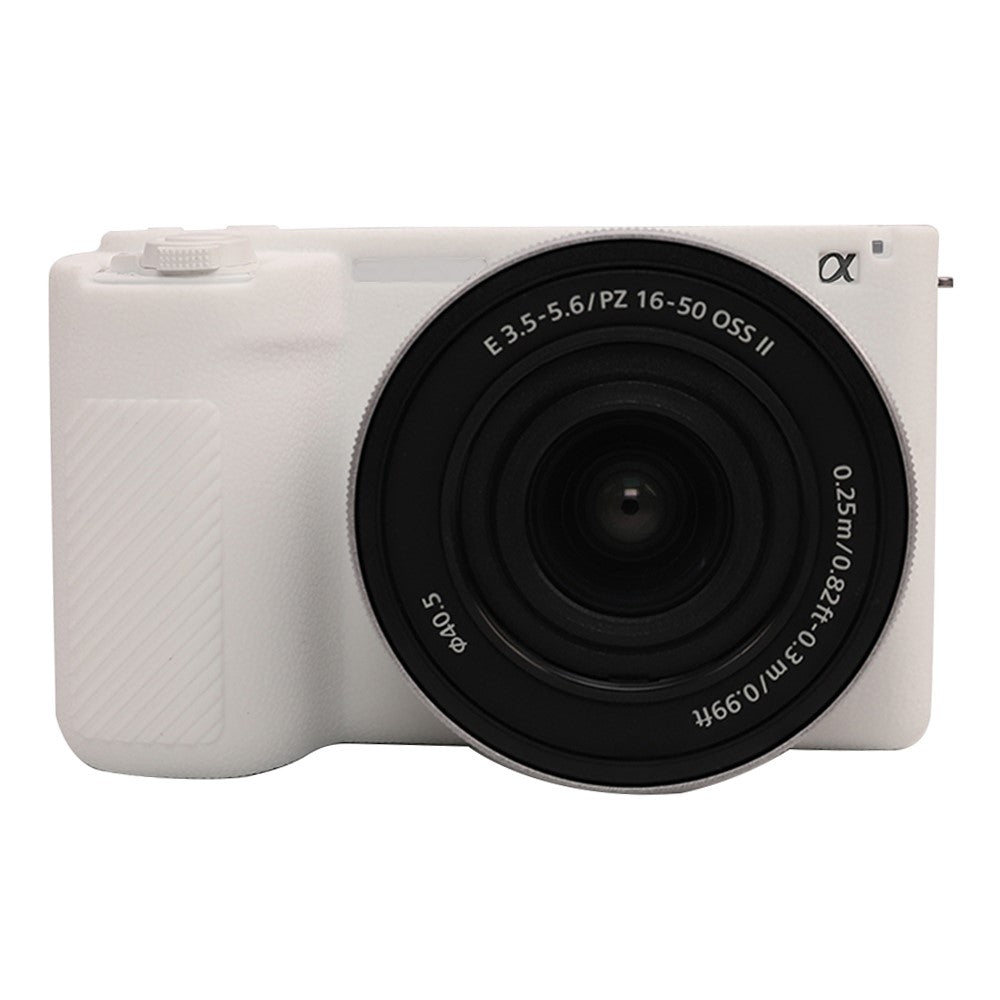 For Sony ZV-E10 II Camera Protective Case Anti Scratch Litchi Texture Silicone Cover