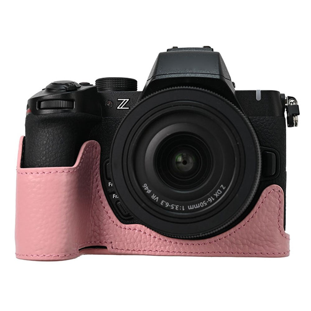For Nikon Z 50 II Camera Case Genuine Cow Leather Protective Cover