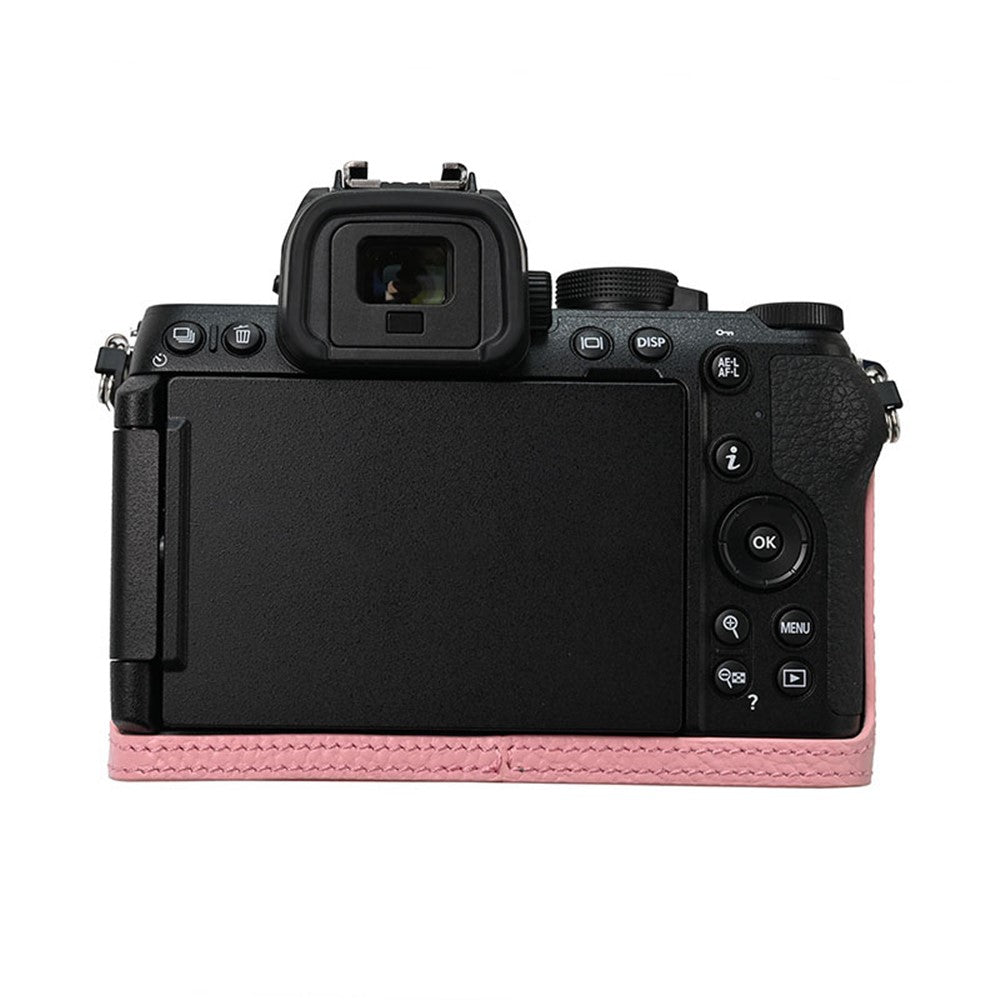 For Nikon Z 50 II Camera Case Genuine Cow Leather Protective Cover