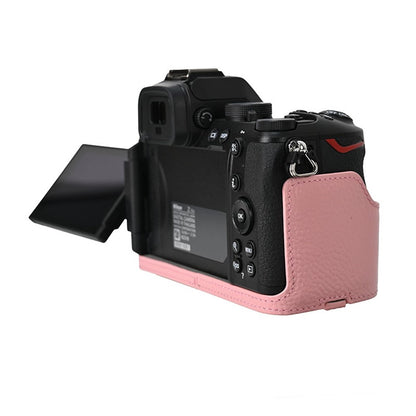 For Nikon Z 50 II Camera Case Genuine Cow Leather Protective Cover