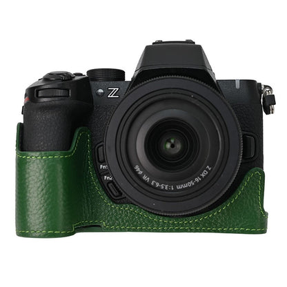 For Nikon Z 50 II Camera Case Genuine Cow Leather Protective Cover