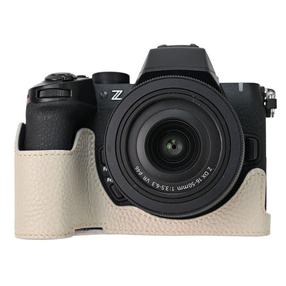 For Nikon Z 50 II Camera Case Genuine Cow Leather Protective Cover
