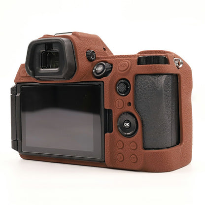 For Nikon Z6 III Camera Protective Case Litchi Texture Silicone  Shock Absorbent Cover