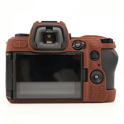 For Nikon Z6 III Camera Protective Case Litchi Texture Silicone  Shock Absorbent Cover