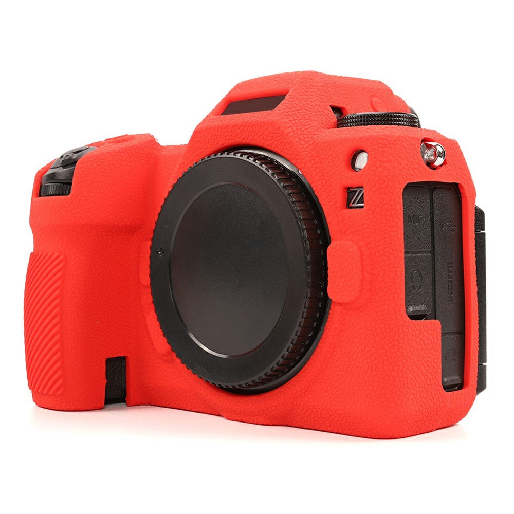 For Nikon Z6 III Camera Protective Case Litchi Texture Silicone  Shock Absorbent Cover