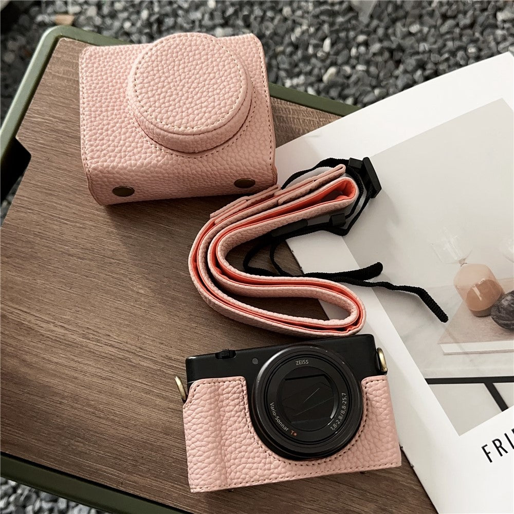 For Sony ZV-1 Leather Case Camera Cover Protective Sleeve