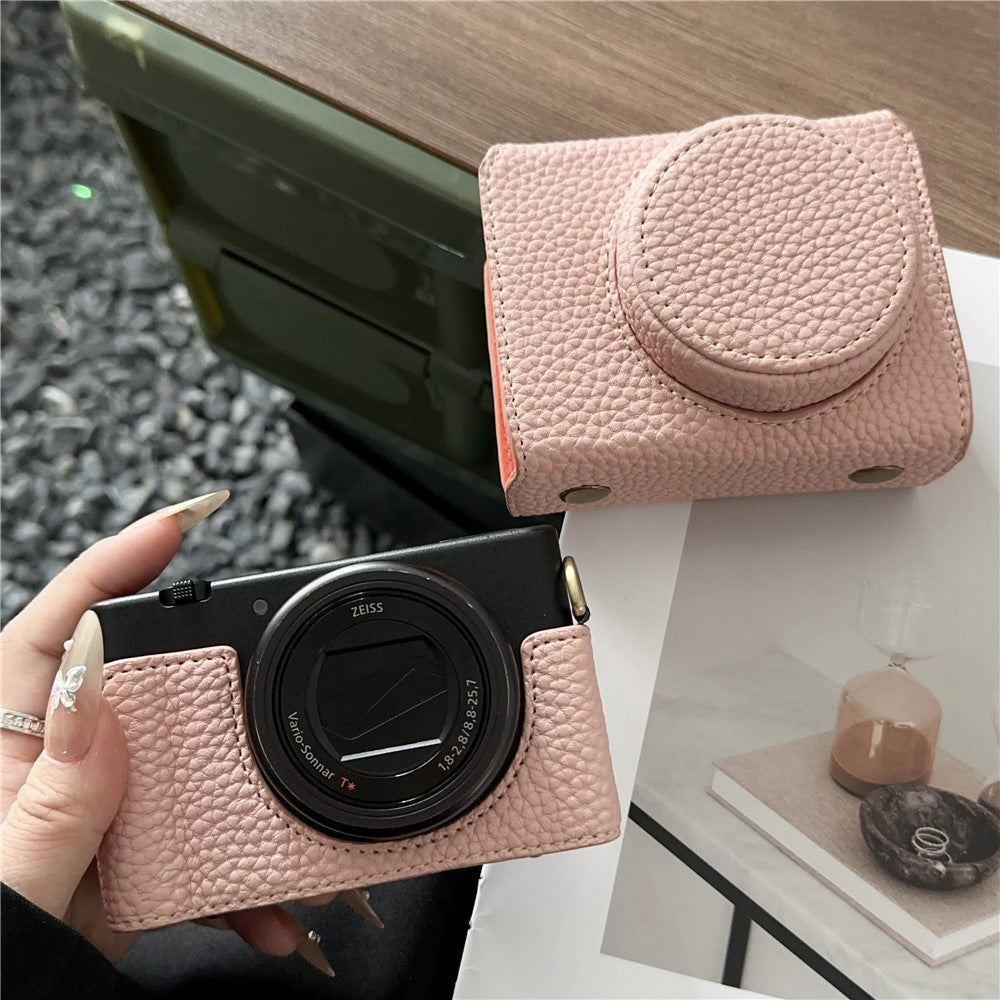 For Sony ZV-1 Leather Case Camera Cover Protective Sleeve