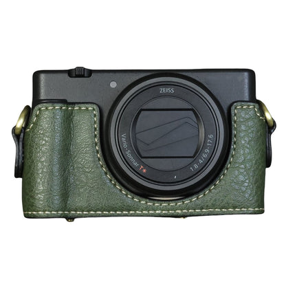 For Sony ZV-1F  /  ZV-1 Mark II Camera Case Portable Leather Camera Protective Cover Without Battery Opening