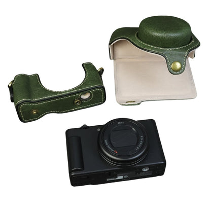 For Sony ZV-1F  /  ZV-1 Mark II Camera Case Portable Leather Camera Protective Cover Without Battery Opening