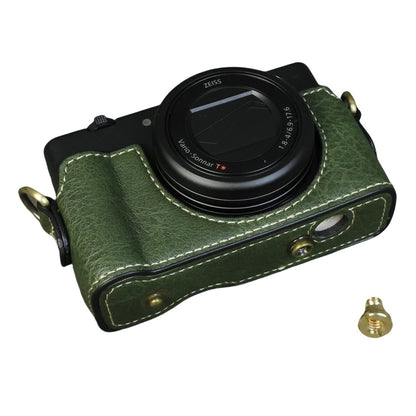 For Sony ZV-1F  /  ZV-1 Mark II Camera Case Portable Leather Camera Protective Cover Without Battery Opening