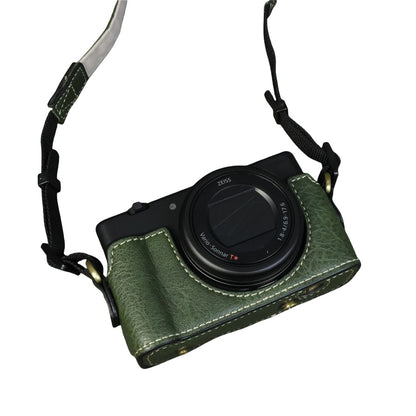 For Sony ZV-1F  /  ZV-1 Mark II Camera Case Portable Leather Camera Protective Cover Without Battery Opening