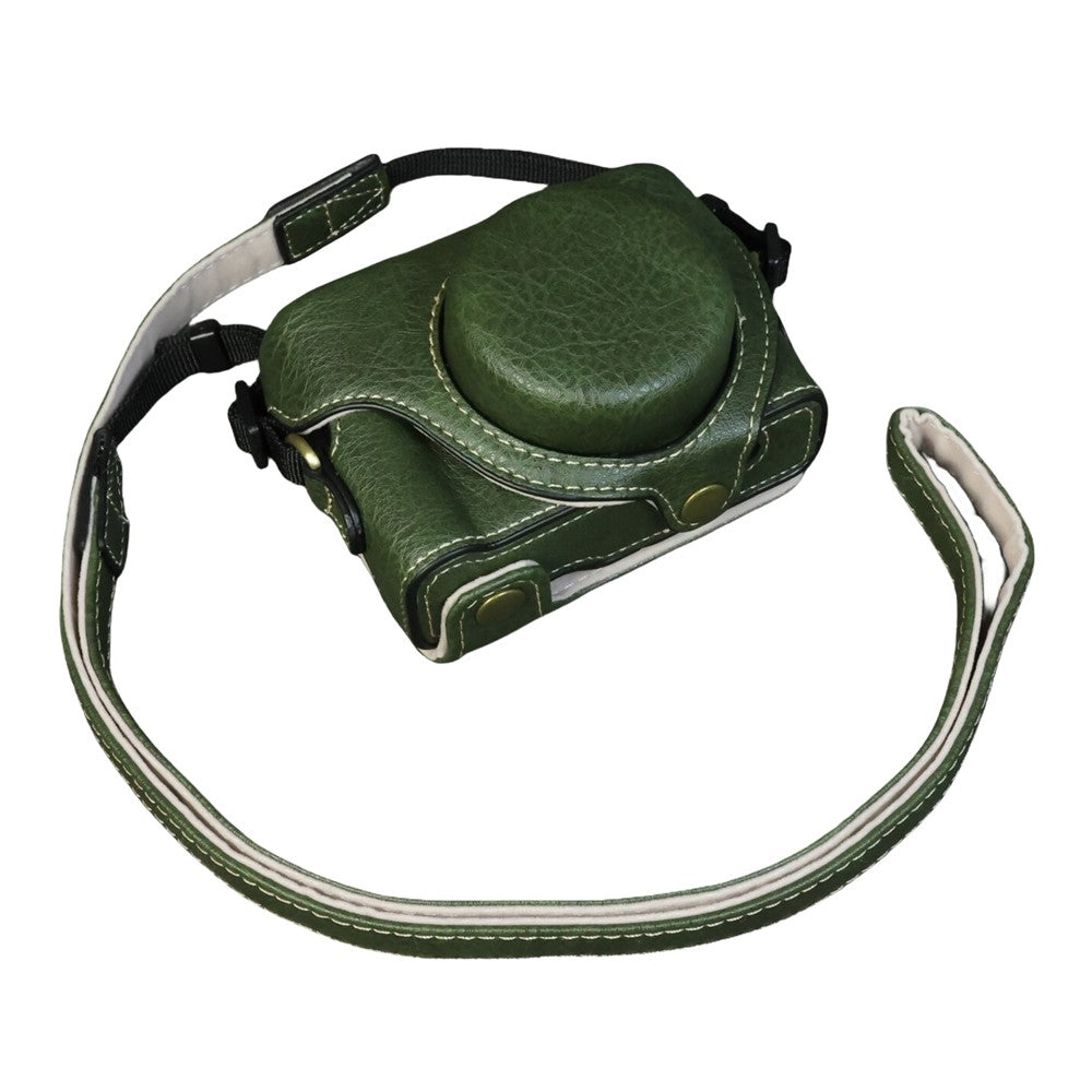 For Sony ZV-1F  /  ZV-1 Mark II Camera Case Portable Leather Camera Protective Cover Without Battery Opening