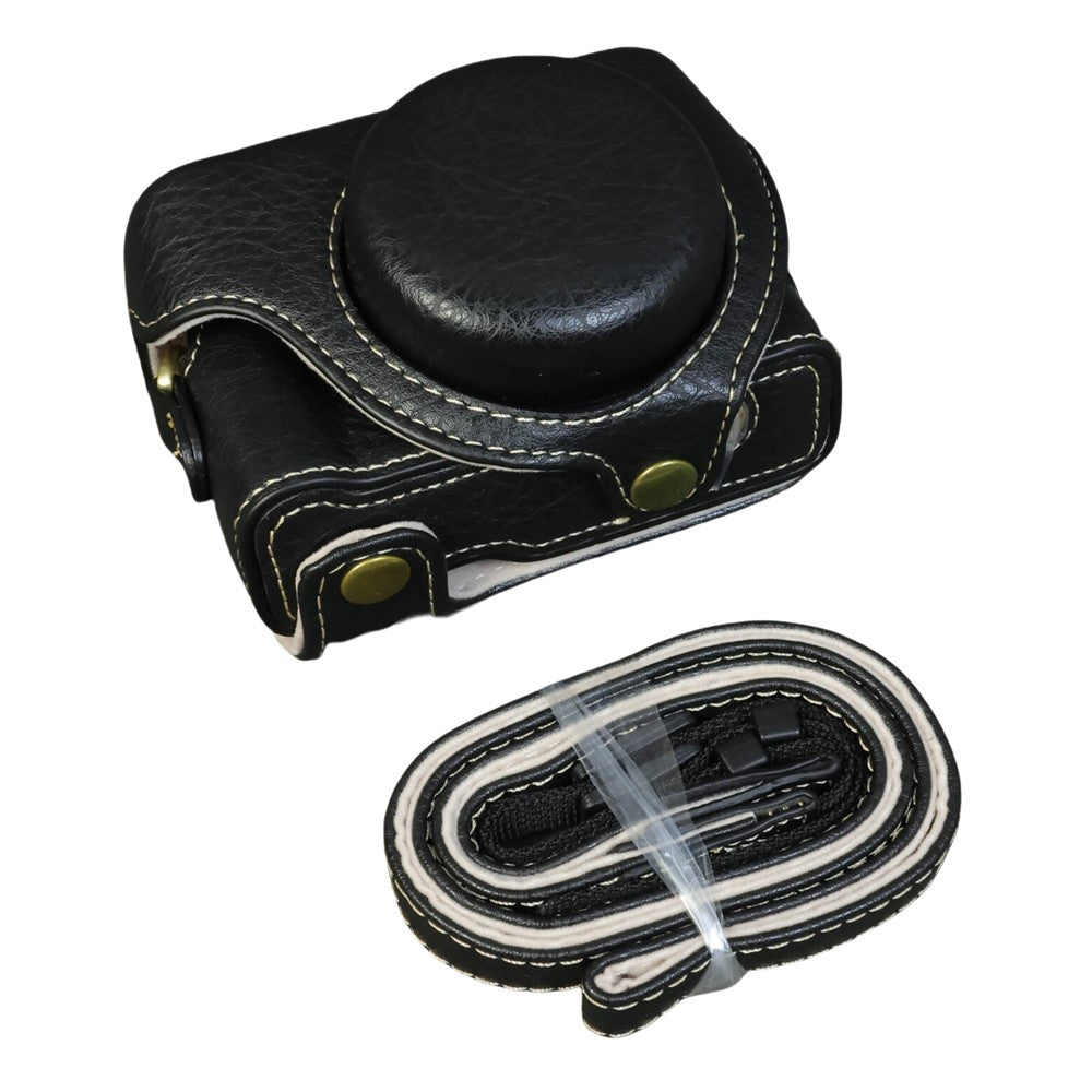 For Sony ZV-1F  /  ZV-1 Mark II Camera Case Portable Leather Camera Protective Cover Without Battery Opening