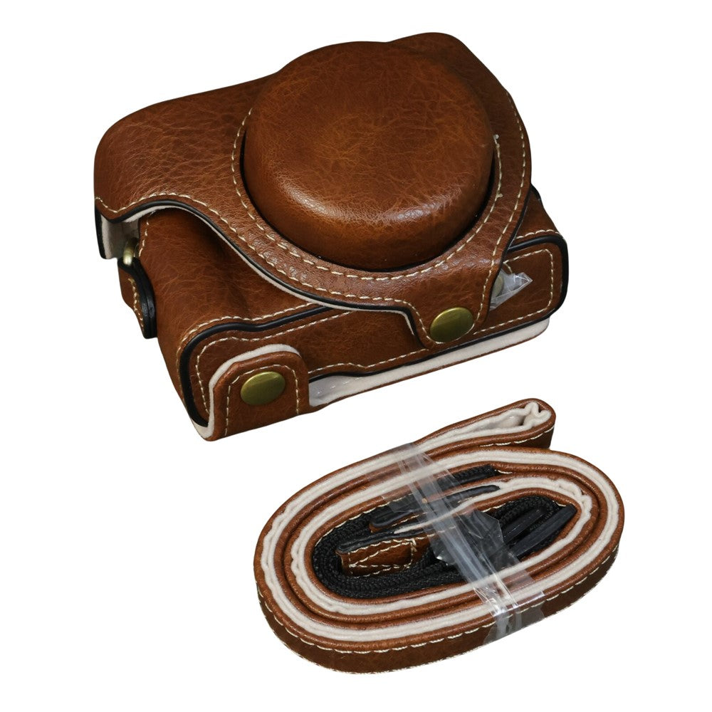 For Sony ZV-1F  /  ZV-1 Mark II Camera Case Portable Leather Camera Protective Cover Without Battery Opening