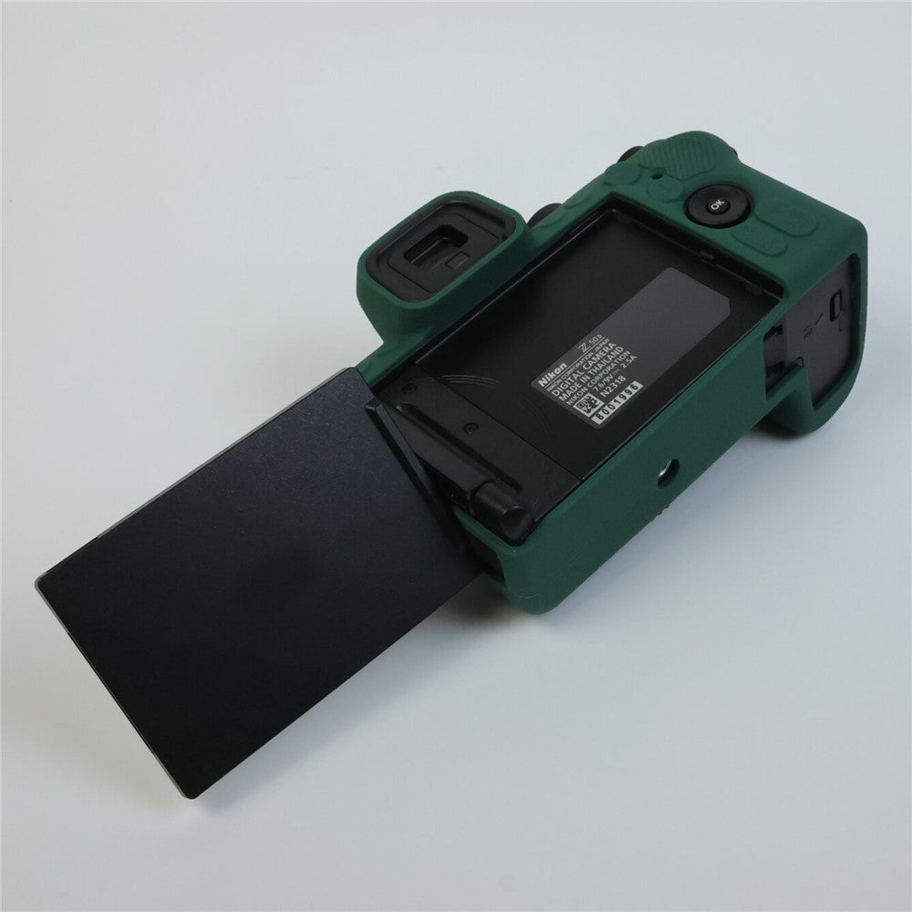 For Nikon Z 50 II Silicone Case Protective Cover Portable Shock Resistant Camera Sleeve