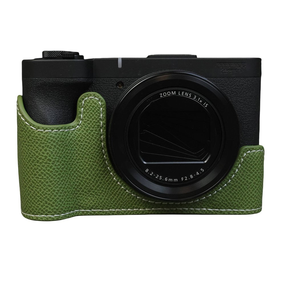 For Canon PowerShot V1 Camera Case PU Leather Protective Cover