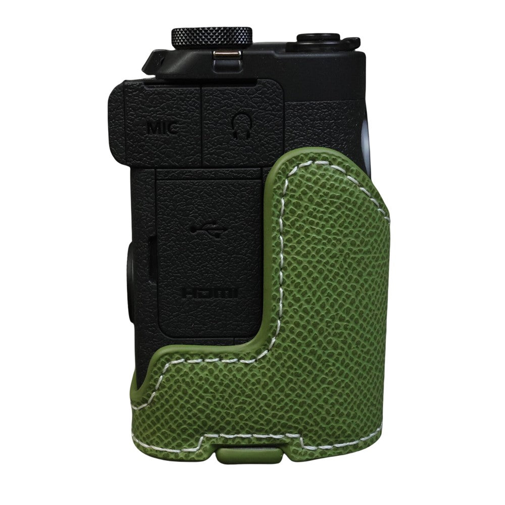 For Canon PowerShot V1 Camera Case PU Leather Protective Cover
