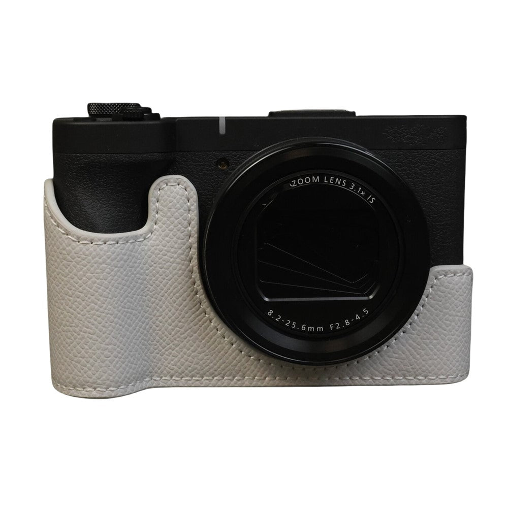 For Canon PowerShot V1 Camera Case PU Leather Protective Cover