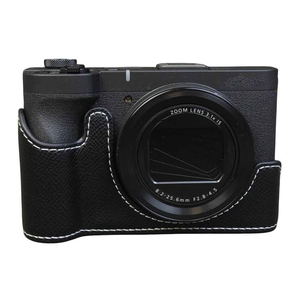 For Canon PowerShot V1 Camera Case PU Leather Protective Cover