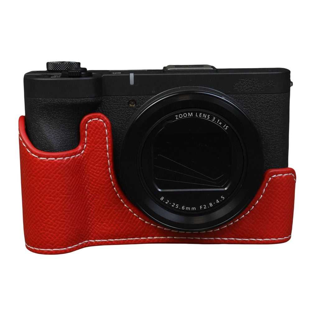 For Canon PowerShot V1 Camera Case PU Leather Protective Cover