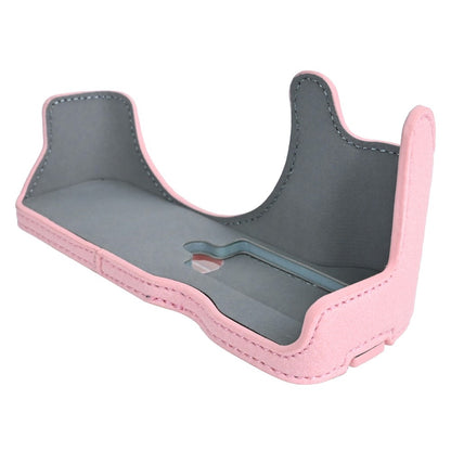 For Canon PowerShot V1 Camera Case with Battery Opening Litchi Texture PU Leather Protective Cover