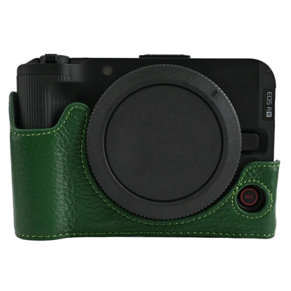 For Canon EOS R50 V Camera Base Genuine Cow Leather Protective Cover