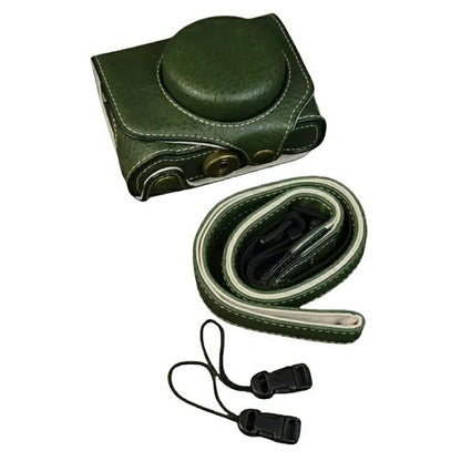For Canon PowerShot G7 X Mark III / Mark II Camera Case Buffalo Texture Leather Protective Cover Without Battery Opening