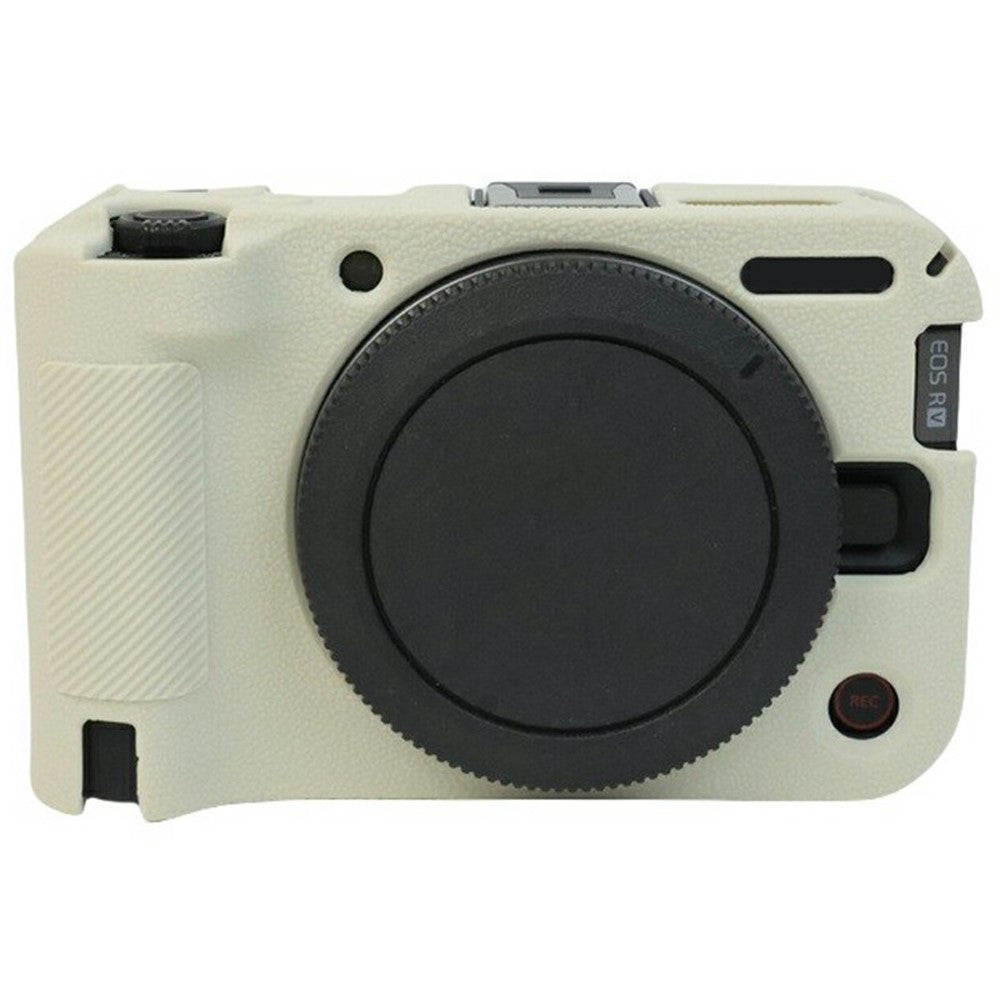 For Canon EOS R50 V Camera Protective Case Litchi Texture Silicone Cover