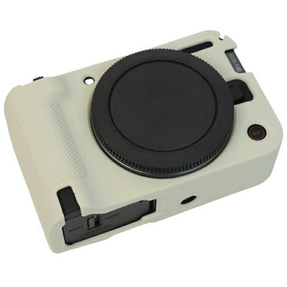 For Canon EOS R50 V Camera Protective Case Litchi Texture Silicone Cover