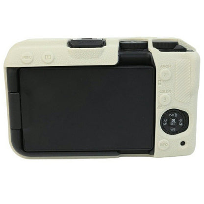 For Canon EOS R50 V Camera Protective Case Litchi Texture Silicone Cover
