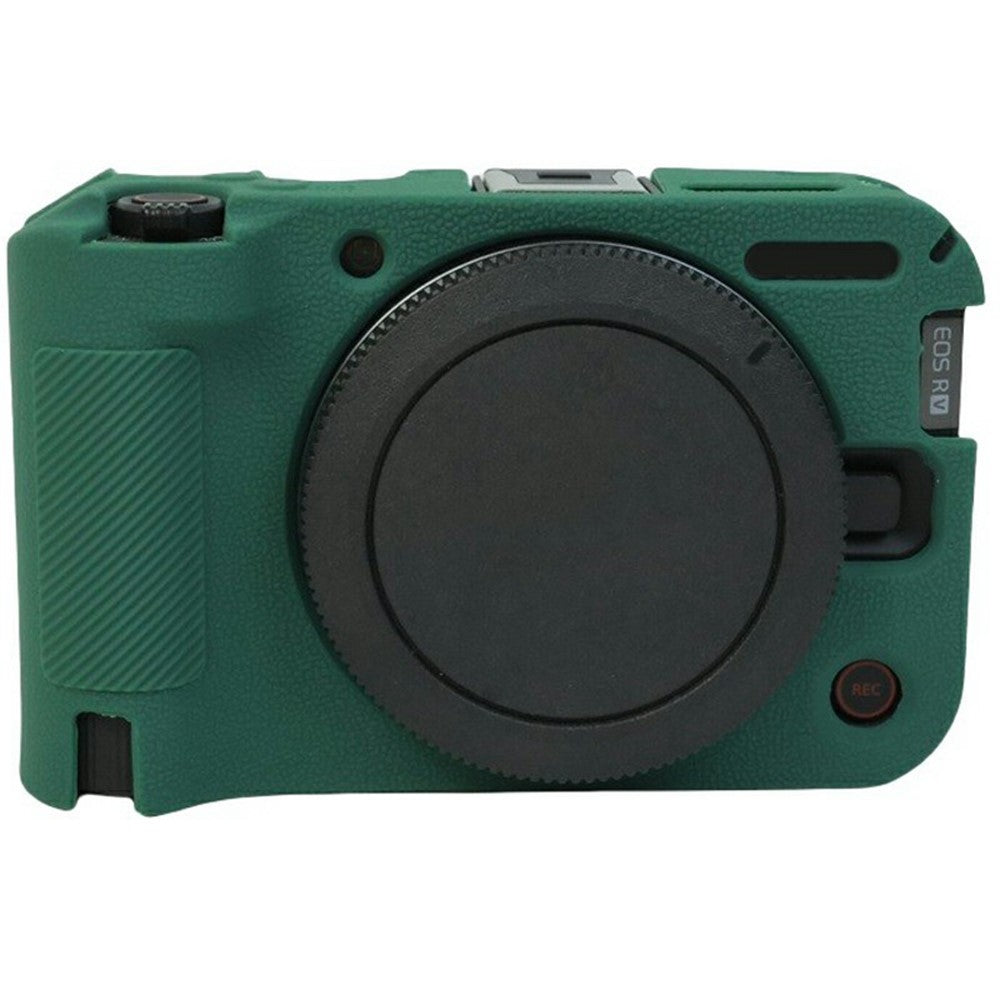 For Canon EOS R50 V Camera Protective Case Litchi Texture Silicone Cover