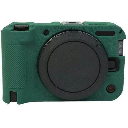 For Canon EOS R50 V Camera Protective Case Litchi Texture Silicone Cover