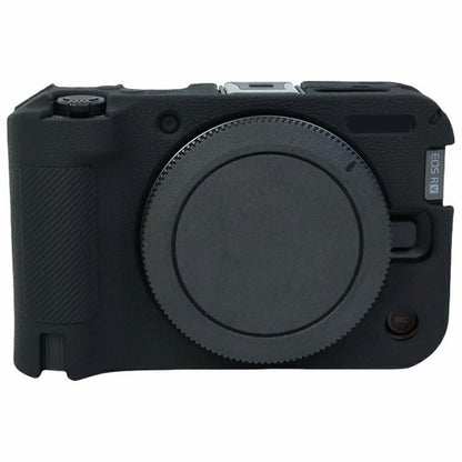 For Canon EOS R50 V Camera Protective Case Litchi Texture Silicone Cover