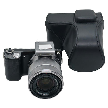 Leather Case for Sony NEX-5N / NEX-5C / NEX-5R / NEX-5T Anti-scratch Camera Protective Cover