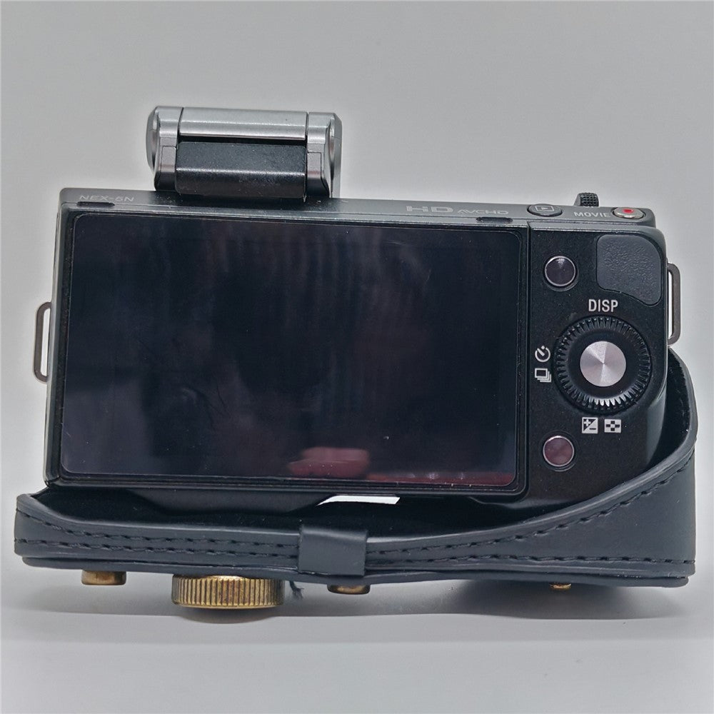 Leather Case for Sony NEX-5N / NEX-5C / NEX-5R / NEX-5T Anti-scratch Camera Protective Cover