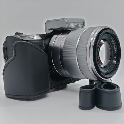 Leather Case for Sony NEX-5N / NEX-5C / NEX-5R / NEX-5T Anti-scratch Camera Protective Cover