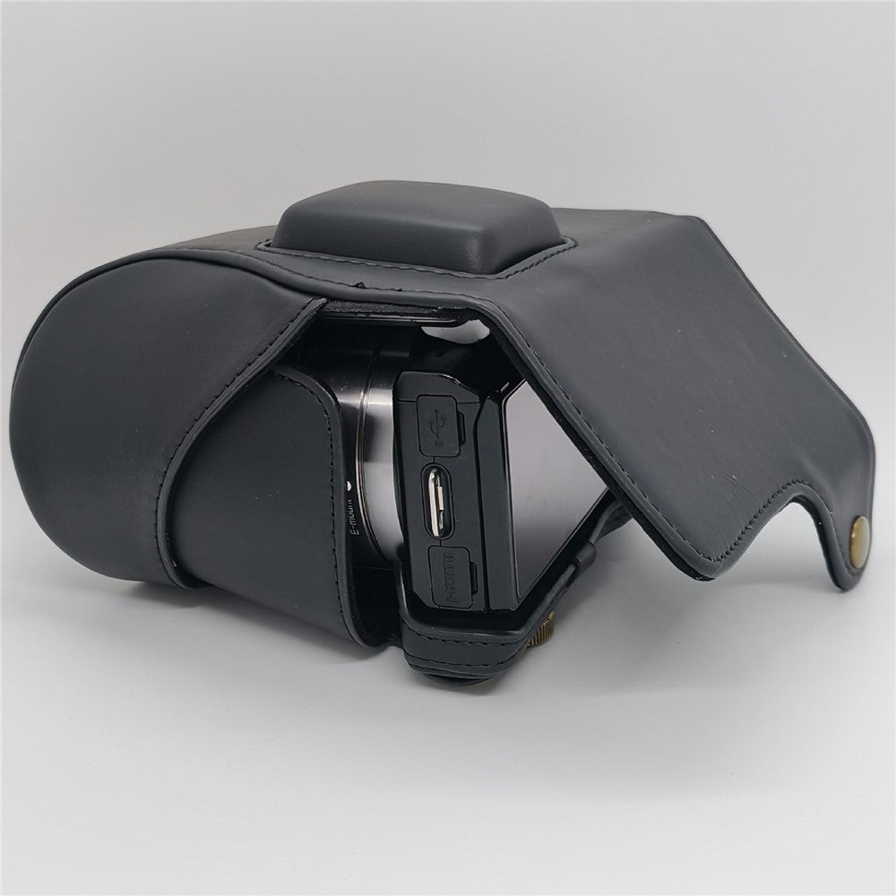 Leather Case for Sony NEX-5N / NEX-5C / NEX-5R / NEX-5T Anti-scratch Camera Protective Cover