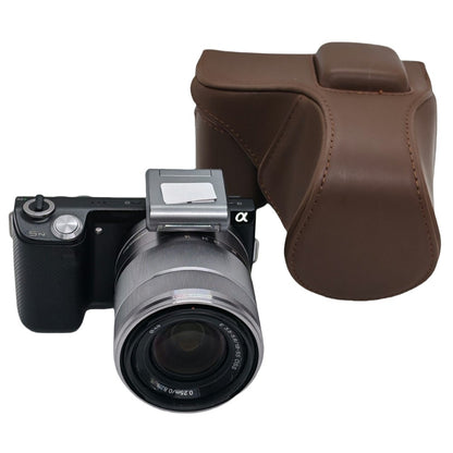 Leather Case for Sony NEX-5N / NEX-5C / NEX-5R / NEX-5T Anti-scratch Camera Protective Cover