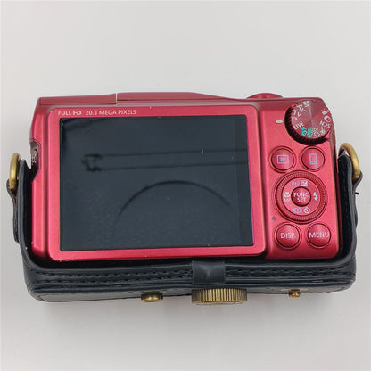 For Canon PowerShot SX710 HS / SX700 Camera Case PU Leather Protective Cover with Shoulder Strap