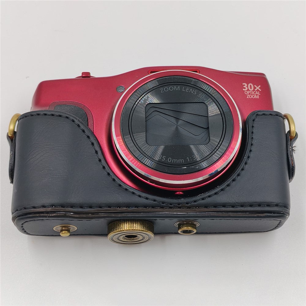 For Canon PowerShot SX710 HS / SX700 Camera Case PU Leather Protective Cover with Shoulder Strap