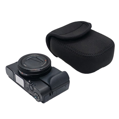 For Sony RX100M7 / M6 / M5 / M4 / M3 / M / RX100 Carrying Case Camera Inner Bag Shockproof Protective Pouch with Carabiner
