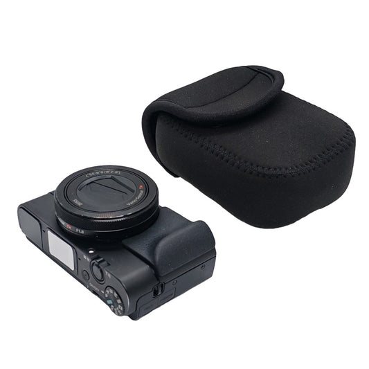 For Sony RX100M7 / M6 / M5 / M4 / M3 / M / RX100 Carrying Case Camera Inner Bag Shockproof Protective Pouch with Carabiner