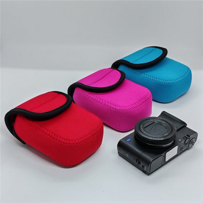 For Sony RX100M7 / M6 / M5 / M4 / M3 / M / RX100 Carrying Case Camera Inner Bag Shockproof Protective Pouch with Carabiner